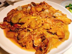 茄子炖蚬子-日丰园海肠水饺·老字号大连海鲜(和平广场店)