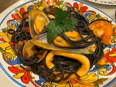 海鲜墨鱼意面-IL TEATRO 精品意大利餐厅