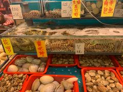 水产区-鲜入围煮花胶鸡海鲜火锅