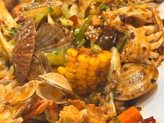 -东来菜馆•手抓海鲜家常菜•海鲜锅贴(鸽子窝店)