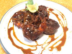 黑椒巧克力烧大虾-小郭私房菜·海肠捞饭店(学士街店)