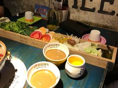 蔬菜拼盘-姑妈嫁妆涮羊排专业火锅(中央大街一店)