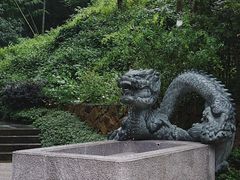 径山寺门口的水池-径山寺