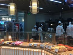 面包甜点陈列柜-木子木水日式烫面包(世界城光谷店)
