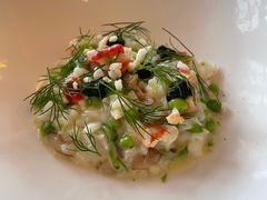 帝王蟹蟹肉烩饭配甜豆和莳萝-Jean Georges