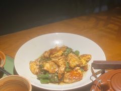 野胡葱炒土鸡蛋-吃饭皇帝大土家民族菜(正大广场店)