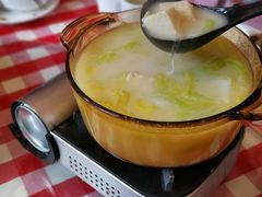 鸡汤豆腐煮青菜-西贝莜面村(香蜜湖店)