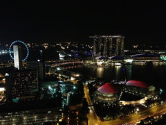 阳台夜景-新加坡瑞士史丹福酒店