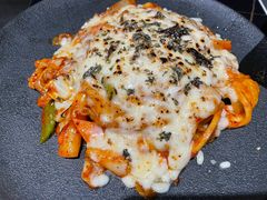 芝士拉面炒年糕-博欧姆新派韩国料理·炸鸡(艾尚店)