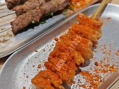 炭烤桃酥鸡皮串-双拼市场·烧烤精酿啤酒