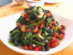 果仁菠菜-闻道食府烙饼卷带鱼(原车耳营店原大觉寺店)