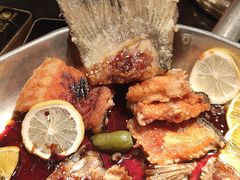 烤三文鱼骨鳗鱼汁-昆明佳华广场酒店·西餐厅
