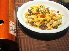 酱牛肉炒蛋-汤家茗苑·精致私房菜(白沙店)