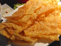 炸腐竹-锅说大脸毛肚重庆老火锅(佐阾店)