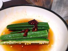 椒麻秋葵-港丽餐厅