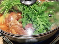 部队年糕鸡肉火锅-花腰餐吧Bistro烧烤 傣味(传媒大学店)
