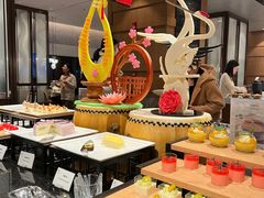 自助取餐区-盐城万豪酒店-盐城厨房西餐厅