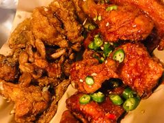 炸鸡翅一半一半-富乐满韩国正宗炸鸡韩国料理(虹泉路店)