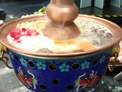 奶茶爆珠火锅冰粉-王家渡火锅店(棕榈泉店)