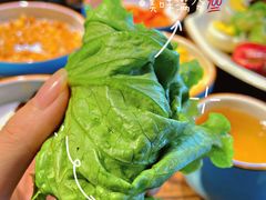 -明洞阿姨·韩式酱蟹烤肉·创意料理(三元桥店)