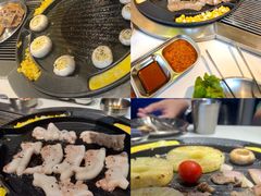 -山野的朋友露营炭火烤肉