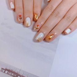 -复古绿·少女主题美甲美睫