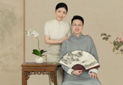 -时光纪亲子全家福照相馆(静安店母女写真父母纪念照)