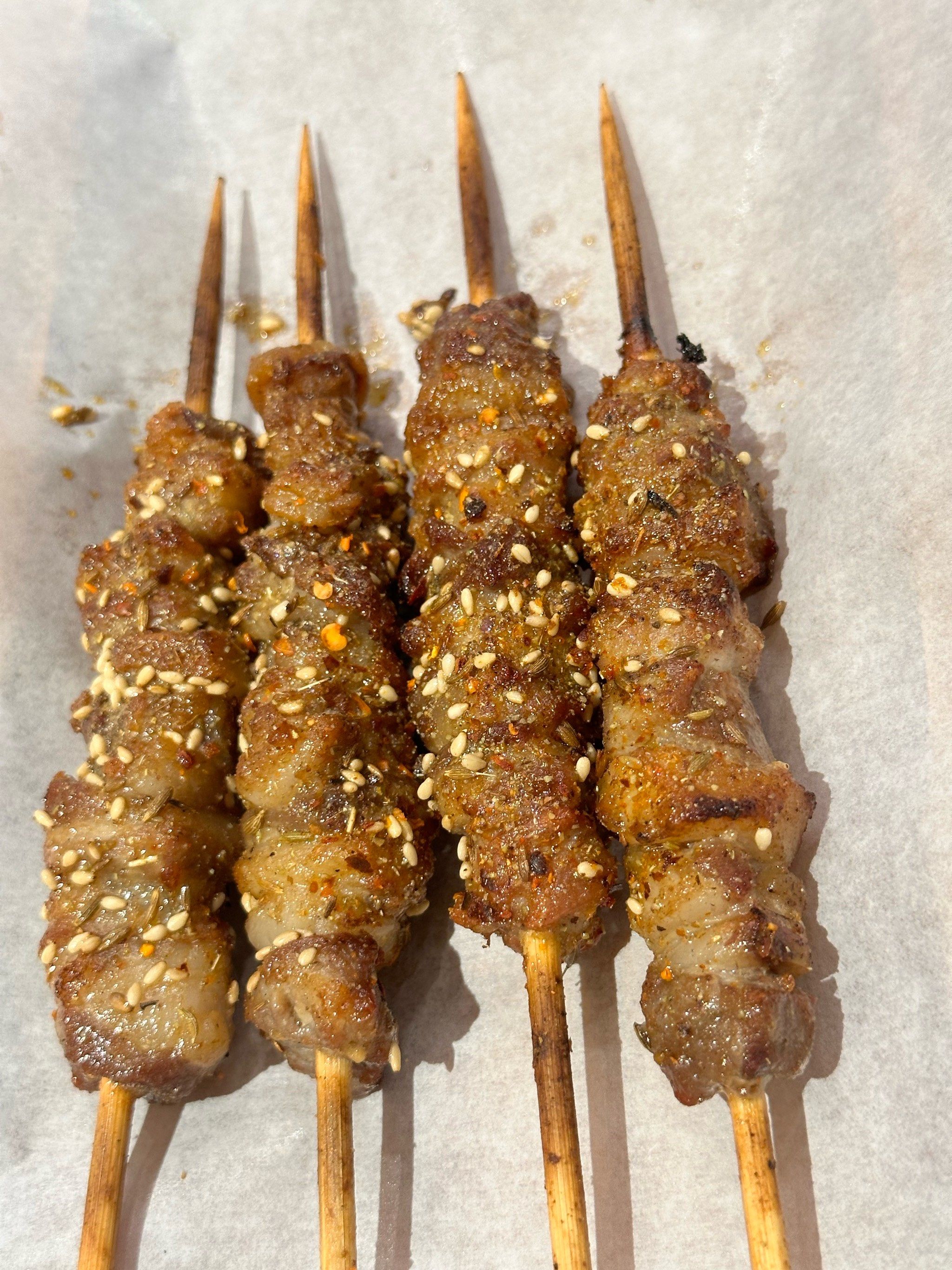 牛肉串满满肉香