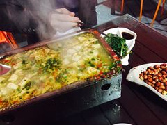 麻辣猪肉豆花-刘三姐特色烤豆花·宜宾烧烤·把把烧(万年场店)