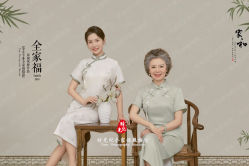 -时光纪亲子全家福照相馆(静安店母女写真父母纪念照)