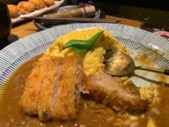 金咖喱熔岩蛋包饭猪排饭-堂本家洋食别馆·炸猪排(中心城店)