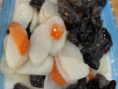 山药炒木耳-桔子海鲜烧烤大排档(金沙滩店)