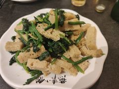 面筋拌菠菜-燕青小馆(东园大厦店)