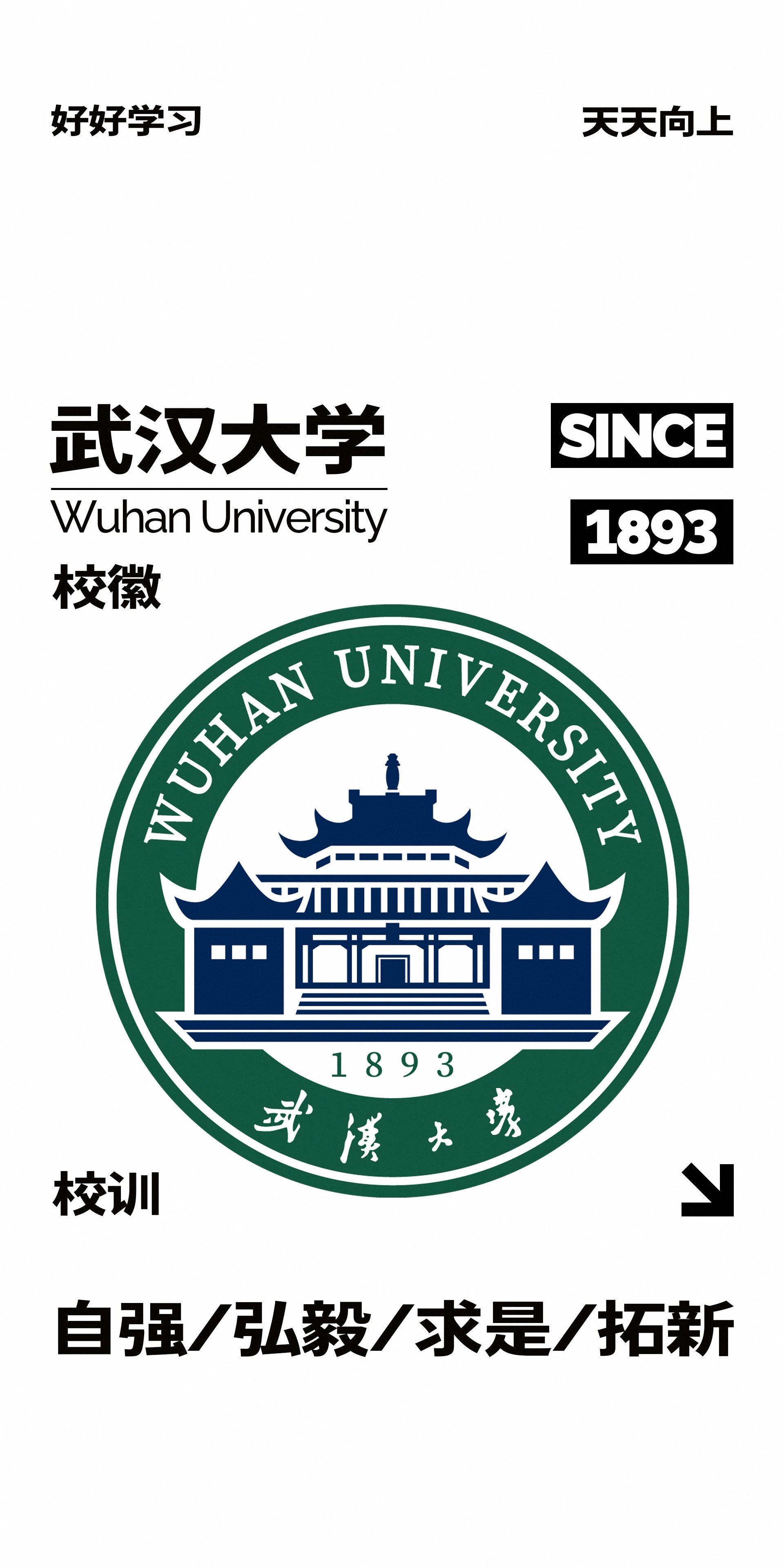 武汉大学校徽校训