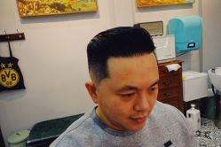 -595barbershop美式油头