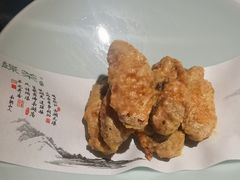 蛋黄鸡翅-绿茶餐厅(松江万达店)