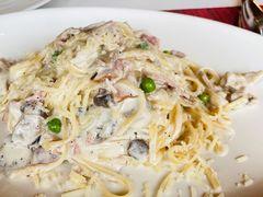 奶油培根意大利面-WOLFGANG PUCK KITCHEN & BAR(迪士尼小镇店)