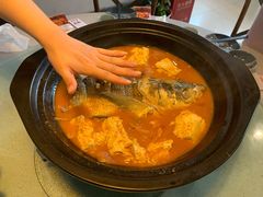 酱烧勾魂有机鱼头-农家大院(纪王店)