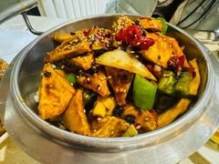 干锅千叶豆腐-山水草塘老菜馆