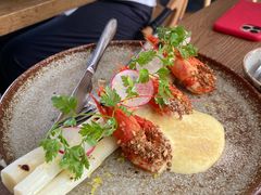 白芦笋配虾-BOR Eatery(安福路店)