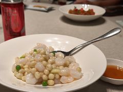 鸡头米炒虾仁-忆家名门·上海菜(徐家汇店)