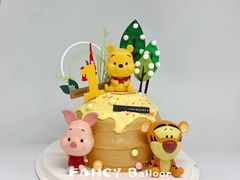 -卡比儿童蛋糕·心意定制·低脂零卡糖动物奶油FancyBALLOON(滨海店)
