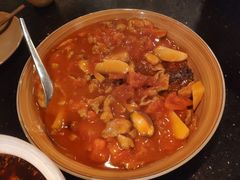 番茄锅巴肉片-华豫川酒家(大卫城店)