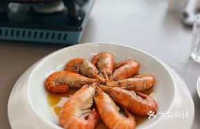 Steamed Drunk Shrimp