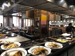 自助取餐区-印巷里主题餐厅(马鞍山店)