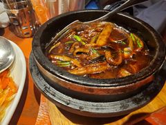 石锅淮扬鳝丝煲-镇江苏宁万豪酒店-苏筵中餐厅
