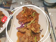 马苏里拉奶酪锅包肉-乡间好味私家菜(总店)