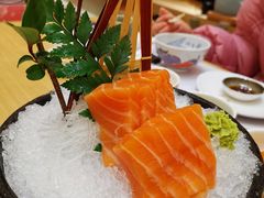 三文鱼刺身-鹤菊怀石料理(江北店)