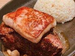 铁板鹅肝菲力牛排配蒜蓉炒饭-FOMO Modern Spanish Bistro