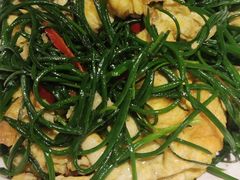 沙葱炒蛋-纳瓦新疆菜(银都店)